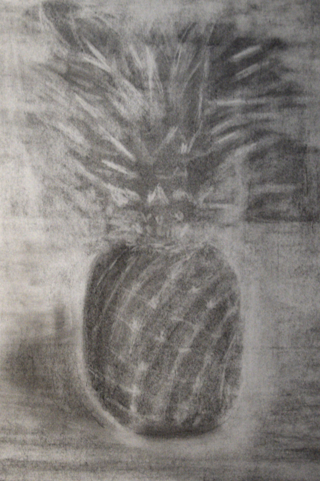 Pineapple, etching
