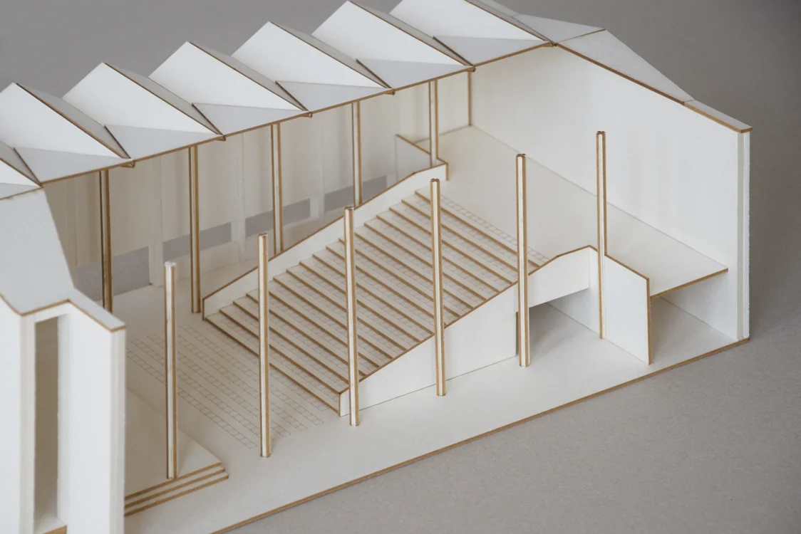 Pauluskirche Extension, Tiered Seating